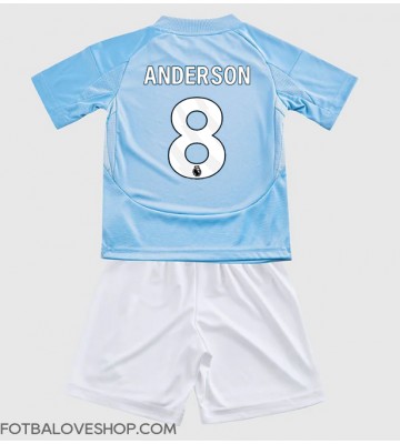 Nottingham Forest Elliot Anderson #8 Dětské Alternativní Dres 2024-25 Krátký Rukáv (+ trenýrky)